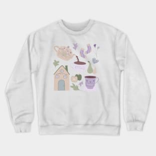 Cozy tea time Crewneck Sweatshirt